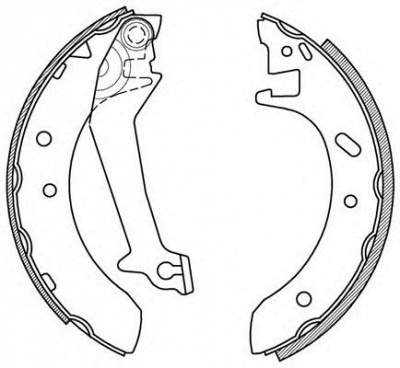 OPEN PARTS bsa217000 -  Комплект тормозных колодок